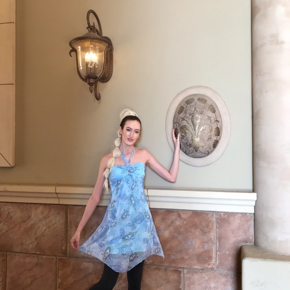 FINESSE Sparkly Blue Dress π - Picture 2 of 8